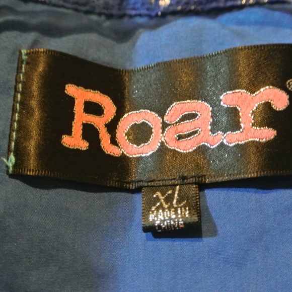 WOMENS XL ROAR PURPLE PEARL SNAP WESTERN SHIRT - Picture 4 of 7